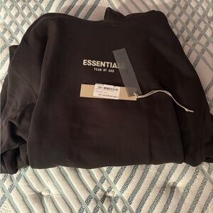 Fear of God Essentials Black Sweatshirt